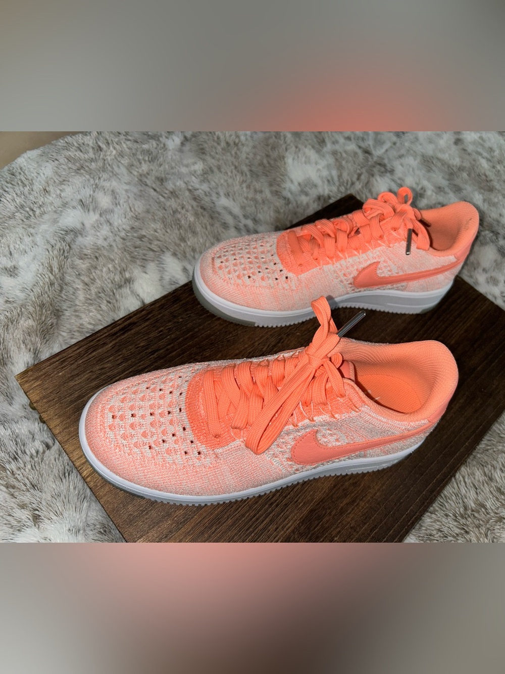 Limited Edition Nike Women’s Low-Top Lace-Up Sneakers in Coral Pink